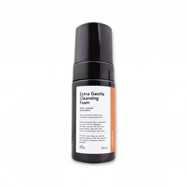 Нежная очищающая пенка для домашнего ухода, GENTLE CLEANSING FOAM, VIVIENNE, 100 мл