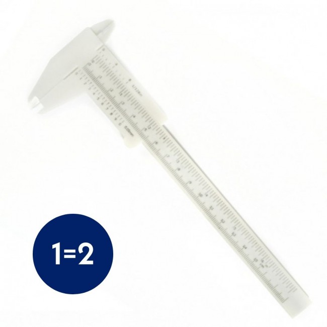 1 = 2 Штангенциркуль для брів