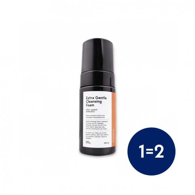 1 = 2 Ніжна пінка, що очищає для домашнього догляду VIVIENNE, 100 мл