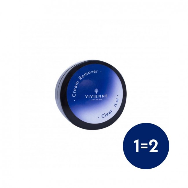 1 = 2 Ремувер кремовий безбарвний, VIVIENNE, 15 мл